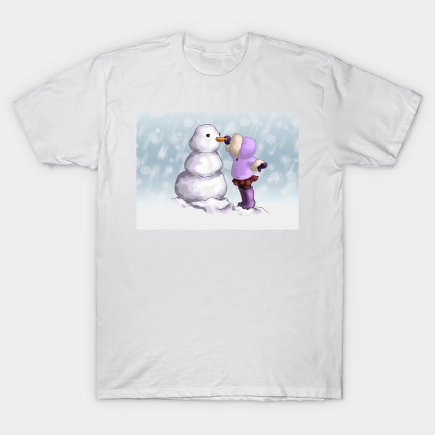 Snow Friend T-Shirt by Thedustyphoenix